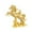 Gold, variant on Siruishop Resin Horse Statue Desktop Figurine Creative Decorative Business Ornament Animal White