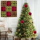 thumbnail image 4 of 44 piezas de bolas de terciopelo navideño • Set de adornos de árbol de Navidad de plástico flocado – Adornos decorativos colgantes rojos y verdes 8cm 4cm • Decoración festiva duradera para árbol de, 4 of 7