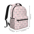 thumbnail image 2 of Pofeuu Cute Rabbit Print Backpack for Men and Women - Basic Bookbag Casual Daypack Backpacks for College Work Travel-One Size, 2 of 5
