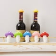 thumbnail image 2 of Shoreew Silicone Wine Bottle Stoppers Mushroom-Shaped Bottle Wine Cork Freshness Preserver Leak-Proof Kitchen Gadget, 2 of 7