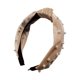 thumbnail image 1 of Diadema con nudo torcido Minnieouse diadema de perlas elegante Beige AP010010-04B, 1 of 6