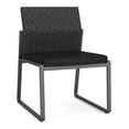 thumbnail image 1 of Gansett Reception Armless Guest Chair / Charcoal Steel / Dark Gray / Black, 1 of 7