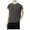 Dark Gray, variant on SHTXOZHI Womens Mesh Short Sleeve Tops Round Neck Solid Color Blouses Summer Casual Shirts