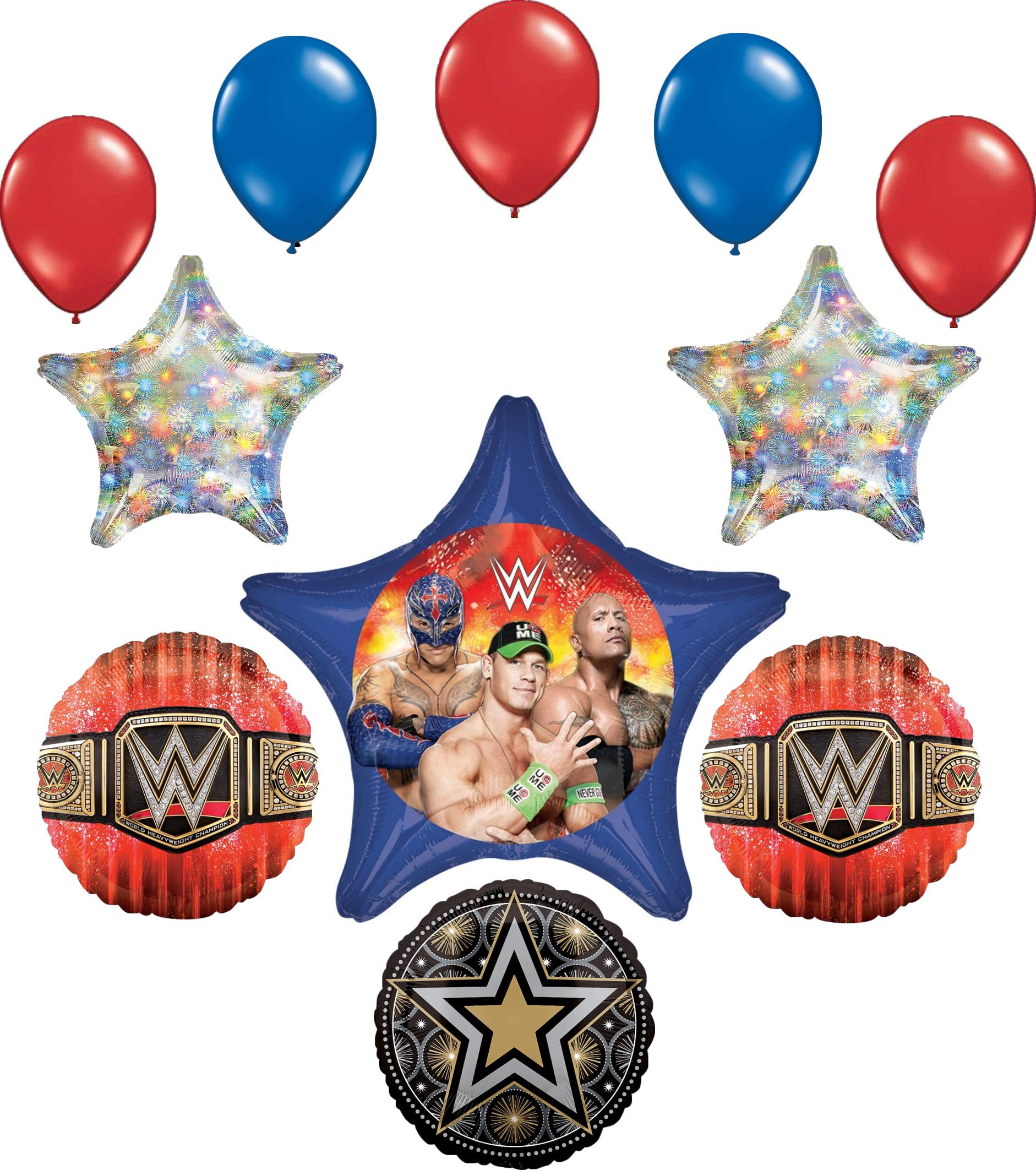 124 World Wrestling Entertainment Stickers WWE Stickers Party Favor Pack