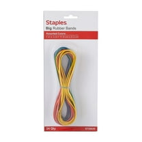 Staples Oversized Rubber Bands 72/Carton ST28628/28628VS