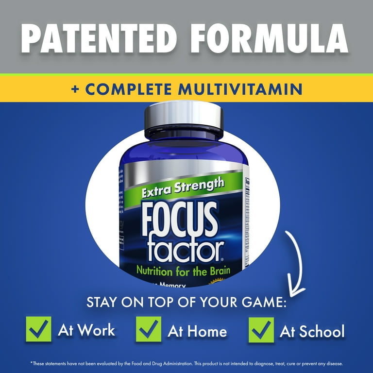 Focus Factor Extra Strength 60ct - Brain & Memory Health