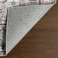 thumbnail image 3 of nuLOOM Vita SplashGuard Vintage Medallion Machine Washable Area Rug, 8' x 10', Vita Grey, 3 of 13