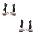 thumbnail image 4 of Justharion Durable 2Pc LED Turn Signal Indicator Lights for Touring Long-lasting Performance Silver Orange 28mm 2Set, 4 of 6