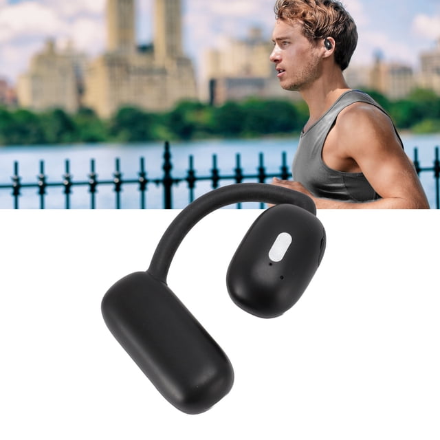 Sport Earphones, Fast Charging Stereo Sound Small TPU Ear Buds for ,with IOS Fitment, Open Ear Clip Design, Long Battery Life