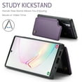 thumbnail image 4 of ShieldPlus for Samsung Galaxy Note10 Plus Case Wallet with Card Holder, Note10 Plus Wallet Case for Women Men with RFID Blocking, Durable Kickstand Shockproof Case for Galaxy Note10+, Purple, 4 of 7
