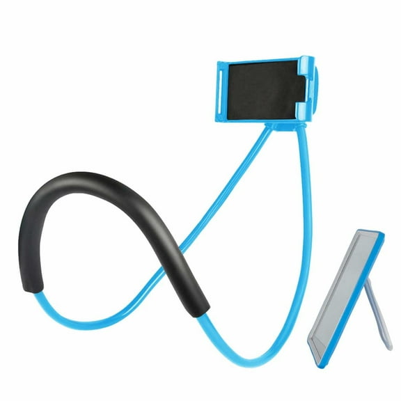 Skull Shaver 360 Degree Rotation Fiber Electronic Stand for Mobile Phones & Mirror, Blue, New