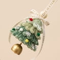 thumbnail image 2 of Small Christmas Ornaments Hanging Decoration with Bell, Christmas Tree Ornaments Xmas Decorations, Holiday Decor Christmas Decorative Hanging Ornaments, 2 of 6