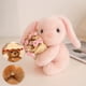 thumbnail image 1 of Juguetes de piscina, juguetes para bebés, juguetes para niños pequeños. Oso de peluche con forma de rosa y flor abrazando. Mesa combinada con llavero de flor pequeña tejida y oso pequeño. Bolsa colgan, 1 of 6