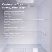 Kenmore 20.2 cu. ft. Top Freezer Refrigerator, Adjustable Glass Shelves, White