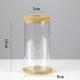 thumbnail image 1 of Jarrón de vidrio hidropónico creativo, micropaisaje transparente, decoración ecológica para pecera, arreglo floral con plantas hidropónicas de rábano verde, manualidades, 1 of 6