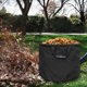 thumbnail image 1 of Bolsa para desechos de jardín, contenedor vertical para desechos de patio, contenedor de basura plegable reutilizable, bolsa para hojas vertical para Negro, 1 of 8