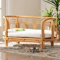 thumbnail image 4 of bali & pari Nariko Bohemian Light Honey Rattan Pet Bed, 4 of 18