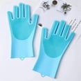 thumbnail image 3 of 10PCS Washing Cleaning Gloves Convex Point Silicone Multi Purpose Gloves for Pet Cleaning Kitchen Wa, 3 of 5