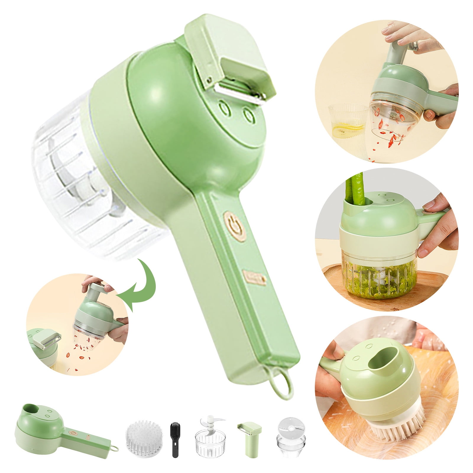 Trixy®️ 4 in 1 Electric Vegetable Chopper