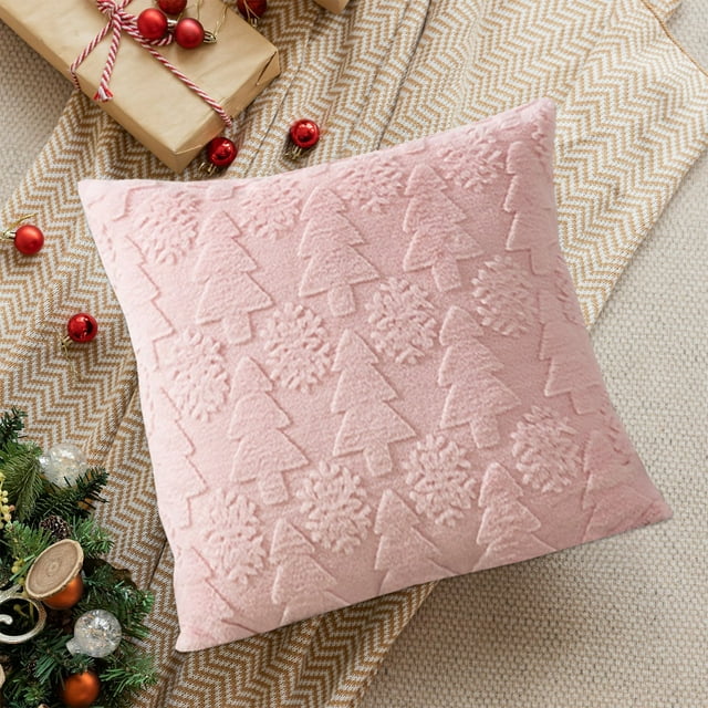 Tyidzon Christmas Pillowcases Multi Size For Christmas Decoration Winter Holiday Decoration Pillowcases For Home Sofa Home Decor Throw Pillow Covers
