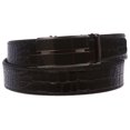 thumbnail image 2 of Men's Alligator Leather Automatic Buckle Slide Ratchet Dress Belt, 2 of 5