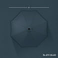 thumbnail image 4 of Best Choice Products 10ft Solar LED Lighted Patio Umbrella w/ Tilt Adjustment, UV-Resistant Fabric - Slate Blue, 4 of 7