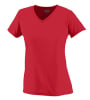 Red, variant on Augusta Sportswear - Women's Nexgen Wicking V-Neck T-Shirt - 1790