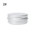 thumbnail image 2 of SPRING PARK Round Metal Aluminium Tin Jar Pot Bottle Container Cans for Nail Art Lip Balm Cream Beauty Products Makeup DIY Cosmetic Container Case, 2 of 7
