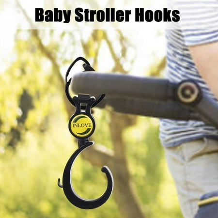 Yosoo 2 PCS  360° Multi-Purpose Baby Stroller Hooks Suspension Bag Baby (Best All Purpose Stroller)