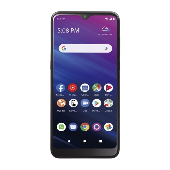 Pre-Owned Alcatel TWALA508DCP Total Wireless TCL A2X, 32GB Black 4G LTE Prepaid Smartphone