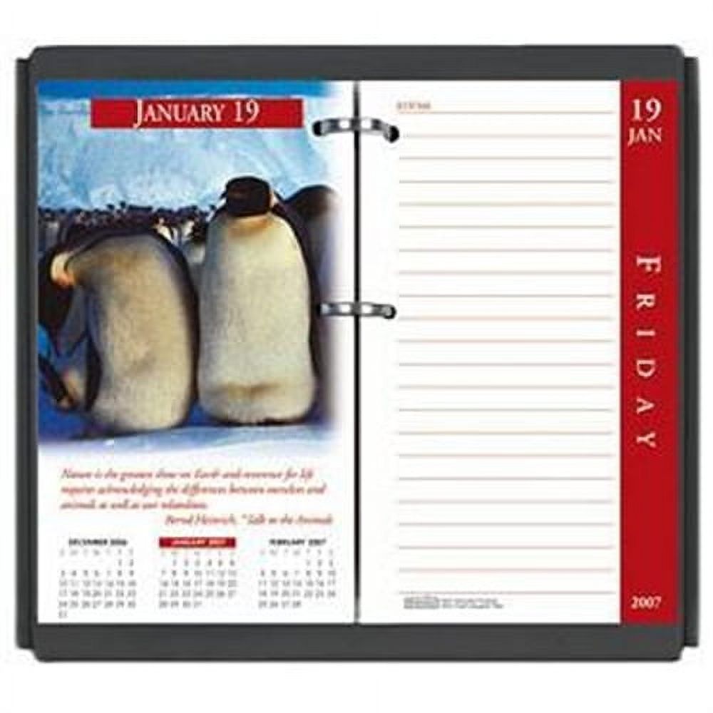 House Of Doolittle 2024 Desk Calendar Refill – Earthscapes Daily Planner, Fits #17 Base, 3.5x6 In