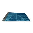 thumbnail image 2 of Ahgly Company Indoor Round Abstract Light Blue Modern Area Rugs, 3' Round, 2 of 4