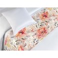 thumbnail image 3 of Springtime Bed Runner, Innocent Garden Watercolor Flowers Cottagecore Country Garden Themed, Decorative Accent Bedding Scarf for Hotels Homes & Guest Rooms, Twin, Salmon Ceil Blue Peach, by Ambesonne, 3 of 3