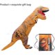 thumbnail image 2 of Traje inflable divertido de dinosaurio de Halloween Tyrannosaurus Rex Traje inflable de dinosaurio musculoso para montar, 2 of 5