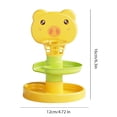 thumbnail image 6 of YIFAEUX Kids Ball Drop Tower 2/3/5/7/9 Layers Cartoon Pig Marble Run Track Toy Toddlers Boys Girls Educational Rolling Ball Slide Toy, 6 of 7