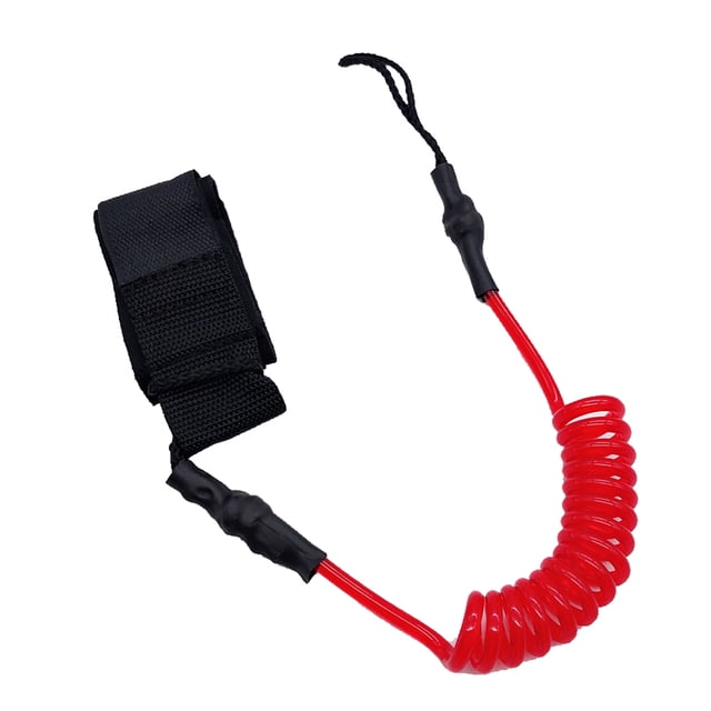 Paleta Varilla de seguridad Sunnimix Cuerda elástica giratoria para tabla de surf Rojo