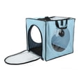 thumbnail image 4 of Pet Dryer Cage, Pet Drying Box Folding Mesh Design  For Camping Blue,Grey,Pink, 4 of 8