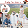 thumbnail image 4 of Chuvikid Pet Care Playset,Pet Dog Carrier Suitcase Toy with Puppy Doll,Nursing Tools,Pet Case,Pet Care & Beauty,Fun Birthday for Kids Girls Aged 3-8 Year Old, 4 of 7