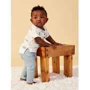 Little Star 100% Organic Cotton 6 Piece Baby Boy Outfit Set