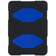 Apple IPad Air Griffin Survivor Case, Black, Blue (GB36403)