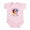 Petal Pink, variant on CafePress - German American Baby Body Suit - Baby Light Bodysuit, Size Newborn - 24 Months