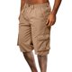 thumbnail image 2 of Sunloudy - Pantalones cortos deportivos para hombre, cintura elástica, bolsillos de color sólido, pantalones cortos rectos sueltos Sunloudy  M L XL XXL XXXL, 2 of 7