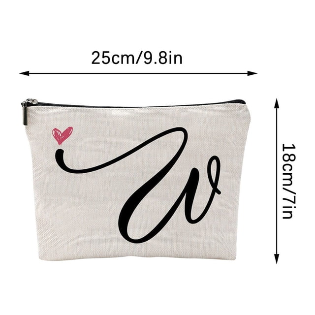Gifts for Girlfriend,Makeup Case Toiletry Bag with You Send Love Message, Friend Presentation