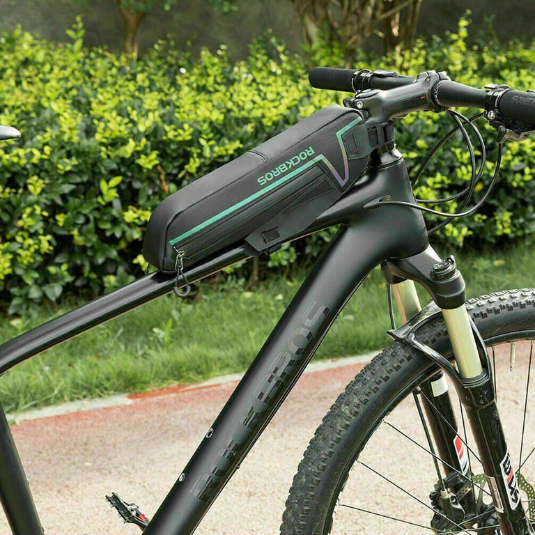 ROCKBROS 0.7L Bicycle Frame Bag - Reflective, Tool-free Install