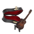 thumbnail image 3 of BRIGHTFUFU 1 juego de mini guitarra decorativa, modelo de guitarra de madera, guitarra en miniatura, decoración en miniatura, 3 of 8