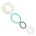 thumbnail image 2 of CarLights360 For Chevy Lumina 1990 1991 1992 Fuel Injector Seal Set | Black, White, Teal | Rubber | Hardware Included, 2 of 4