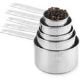 thumbnail image 5 of LAICAIW Stainless Steel Measuring Cups, Laxinis world 5 Piece Stackable Measuring Set (1), 5 of 5