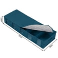 thumbnail image 2 of Organizador De Ropa Plegable Para Debajo De La Cama, Bolsa De Almacenamiento Con Divisores Ajustables, Con Asa Reforzada, Cierre De Cremallera, Ventana Transparente Minnieouse HA023367-00, 2 of 2