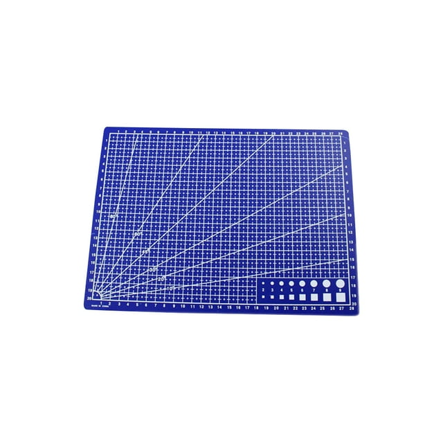 Sidaley Tapete de corte rectangular de PVC profesional, tapete de corte A3 A4 de rejilla profesional, ampliamente utilizado y fácil de usar Suministros de escritura y corrección A4