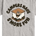 thumbnail image 3 of Instant Message - Camping Is Smore Fun - Toddler & Youth Short Sleeve Graphic T-Shirt, 3 of 6